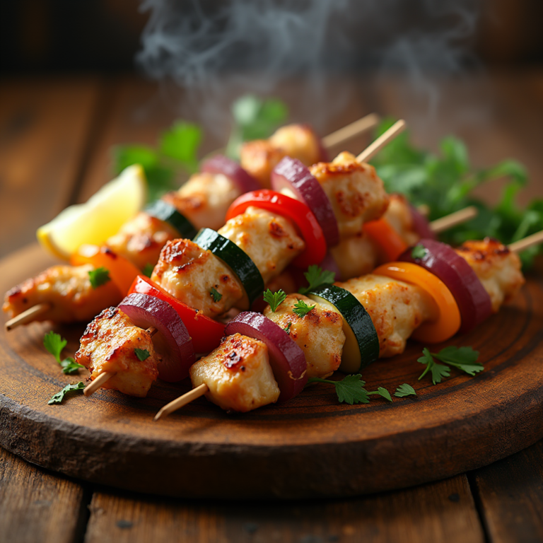 chicken skewers