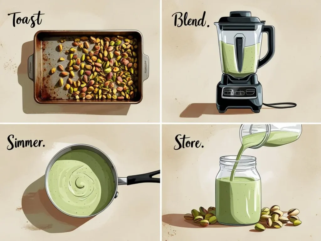 pistachio sauce for dessert