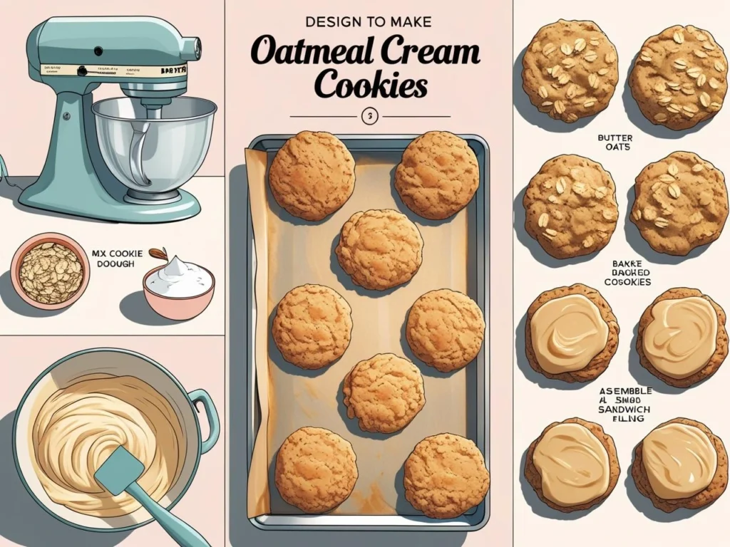 oatmeal and cream cookies