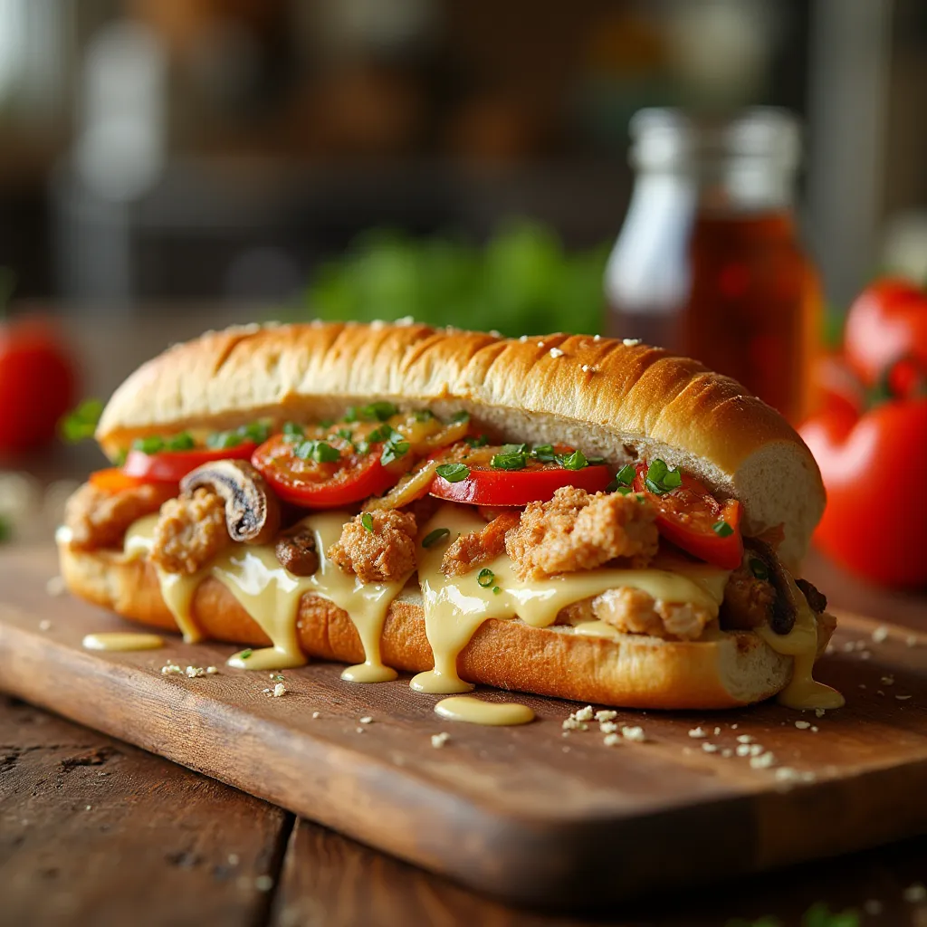 chicken cheesesteaks