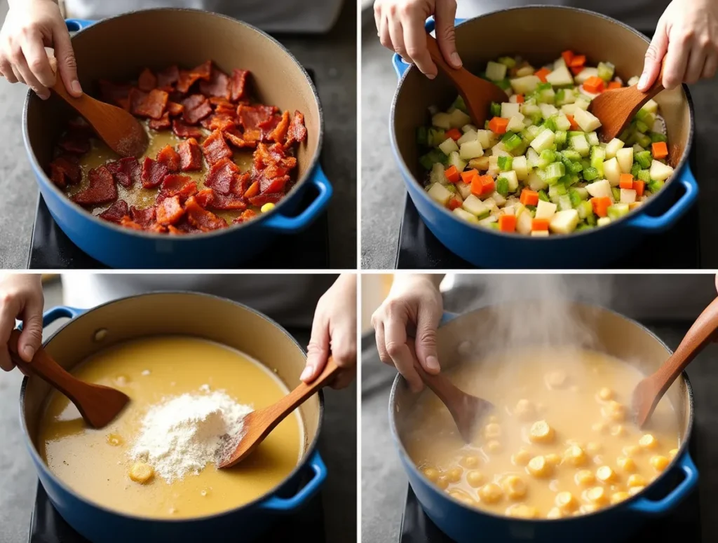 easy chicken and corn chowder