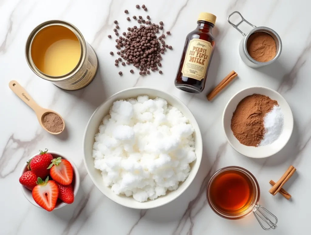 snow cream recipe with condensed milk