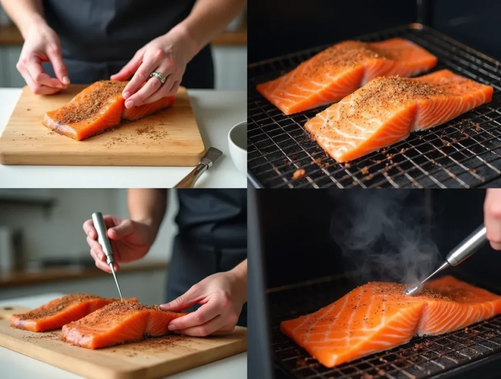 smoked salmon internal temp