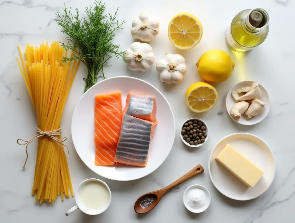 salmon linguine recipe